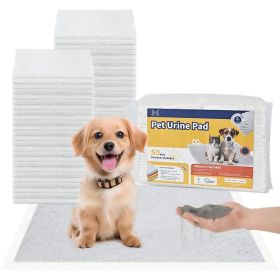 50-Pack Pet Training Pads Puppy Pads 5-Layer Leak-Proof Design 22-Inch Square Disposable Pads  Super Absorbent Suitable For Both Cats And Dogs,On (Option: 100 Count)