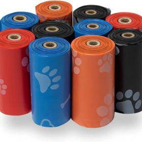 Best Pet Supplies Dog  Bags For Waste Refuse Cleanup Replacements For Outdoor Puppy Walking And Travel Leak Proof And Tear Resistant Thick Plasti (Option: MULTICOLOR)